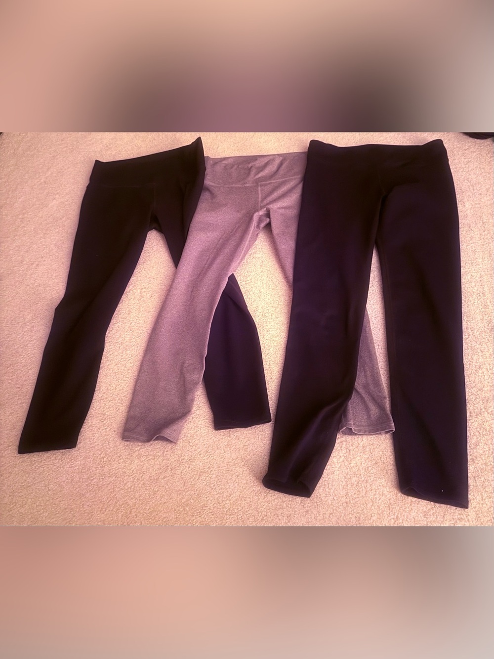Fabletics Leggings bundle - Black and Gray Duo